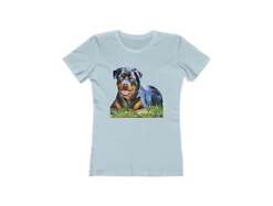 Rottweiler 'Lina' Women's Slim Fit Ringspun Cotton T-Shirt