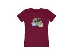 Parson Jack Russell Terrier - Women's Slim Fit Ringspun Cotton T-Shirt