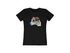 Parson Jack Russell Terrier - Women's Slim Fit Ringspun Cotton T-Shirt