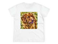 Nova Scotia Duck Tolling Retriever Women's Midweight Cotton Tee