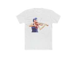 Violin 'The Bowist' Men's Fitted Cotton Crew Tee