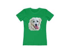 Great Pyrenees Women's Slim Fit Ringspun Cotton T-Shirt