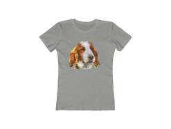 Irish Red & White Setter - Women's Slim Fit Ringspun Cotton T-Shirt