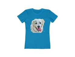 Great Pyrenees Women's Slim Fit Ringspun Cotton T-Shirt