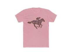 Race Horse - Men's Fitted Cotton Crew Tee
