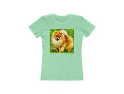 Pomeranian 'Pom Pom' - Women's Slim Fit Ringspun Cotton T-Shirt