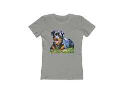 Rottweiler 'Lina' Women's Slim Fit Ringspun Cotton T-Shirt