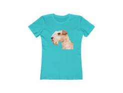 Lakeland Terrier Women's Slim Fit Ringspun Cotton T-Shirt