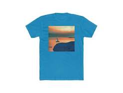 Kastro Sunset (Sifnos, Greece) Men's Fitted Cotton Crew Tee
