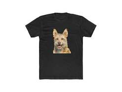 Portuguese Podengo Men's Fitted Cotton Crew Tee
