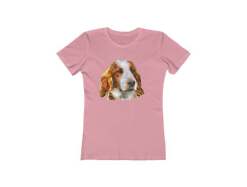 Irish Red & White Setter - Women's Slim Fit Ringspun Cotton T-Shirt