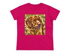 Nova Scotia Duck Tolling Retriever Women's Midweight Cotton Tee