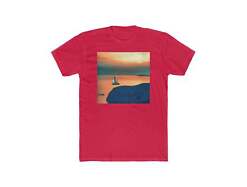 Kastro Sunset (Sifnos, Greece) Men's Fitted Cotton Crew Tee