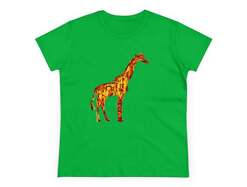 Giraffe 'Camile' Women's Midweight Cotton Tee