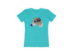 Parson Jack Russell Terrier - Women's Slim Fit Ringspun Cotton T-Shirt