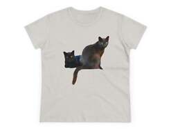 Cats of Greece 'Sifnos Sisters' Women's Midweight Cotton Tee