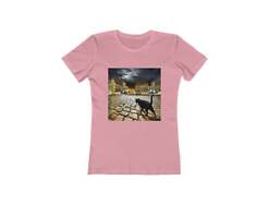 Night Cat Prowling - Women's Slim Fit Ringspun Cotton T-Shirt
