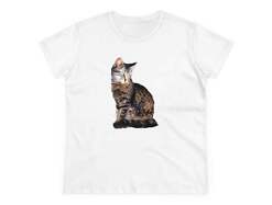 Cats of Greece 'Teris from Tinos' Women's Midweight Cotton Tee
