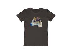 Parson Jack Russell Terrier - Women's Slim Fit Ringspun Cotton T-Shirt