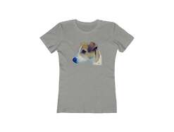 Parson Jack Russell Terrier - Women's Slim Fit Ringspun Cotton T-Shirt