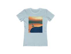Kastro Sunset (Sifnos, Greece) - Women's Slim Fit Ringspun Cotton T-Sh