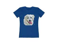 Great Pyrenees Women's Slim Fit Ringspun Cotton T-Shirt