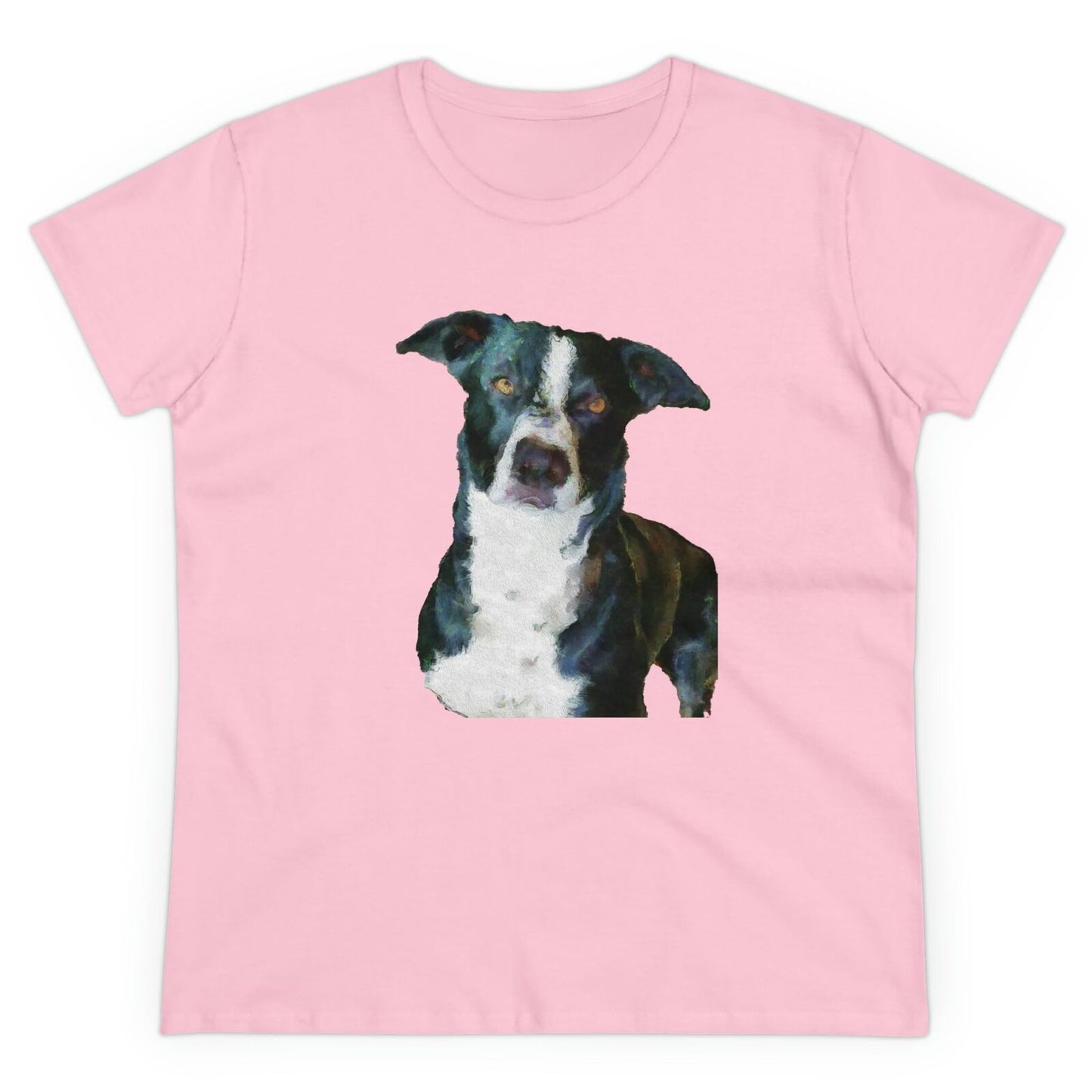 McNab Shepherd Women's Midweight Cotton Tee (Color: Light Pink)