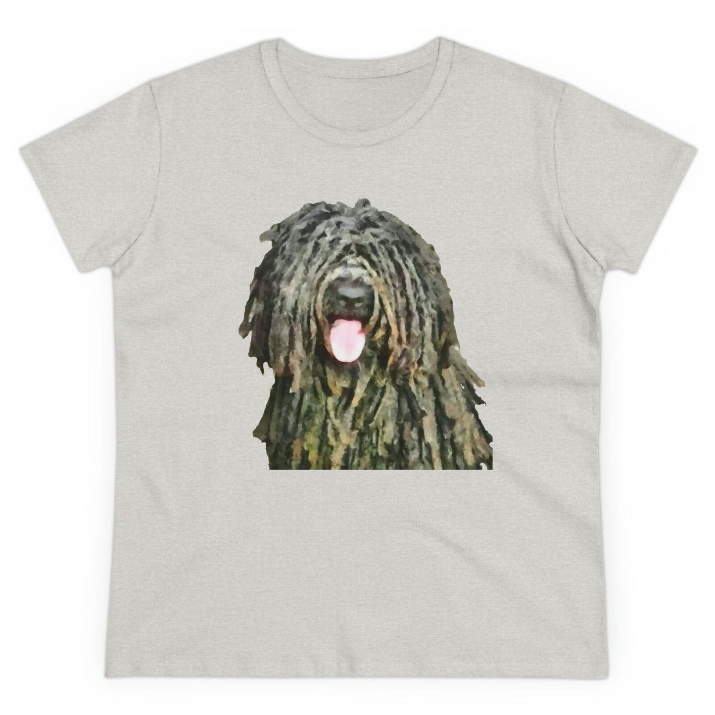 Puli 'Marlee' Women's Midweight Cotton Tee (Color: Ash)