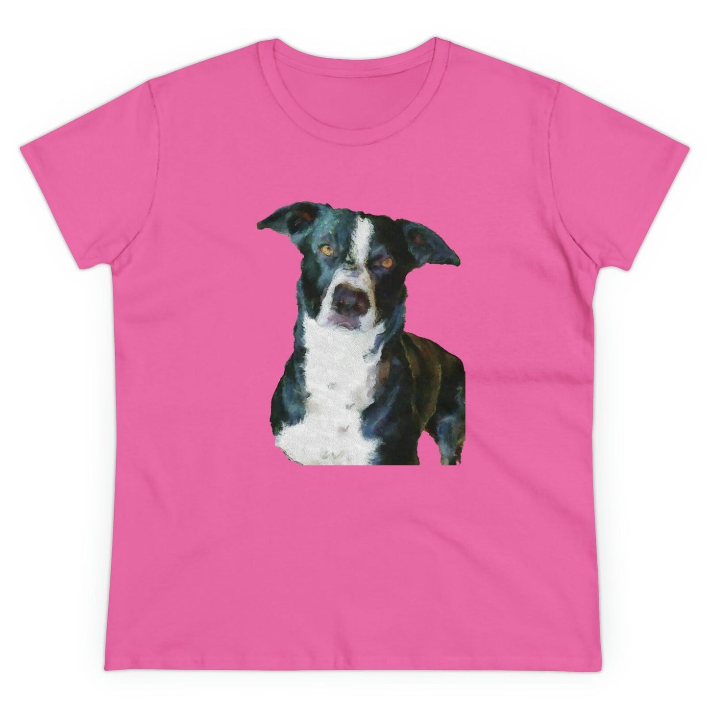 McNab Shepherd Women's Midweight Cotton Tee (Color: Azalea)
