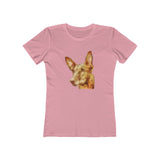 Egyptian Pharaoh Hound - Women's Slim Fit Ringspun Cotton T-Shirt (Colors: Solid Light Pink)