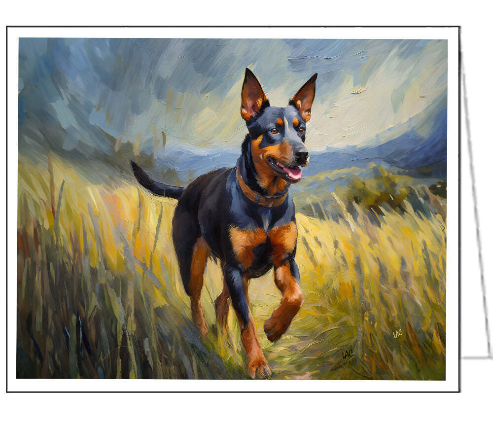 Lancashire Heeler Fine Art Note Cards - Set of 6