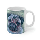 Pug  'Pompey'   -  Ceramic Mug 11oz