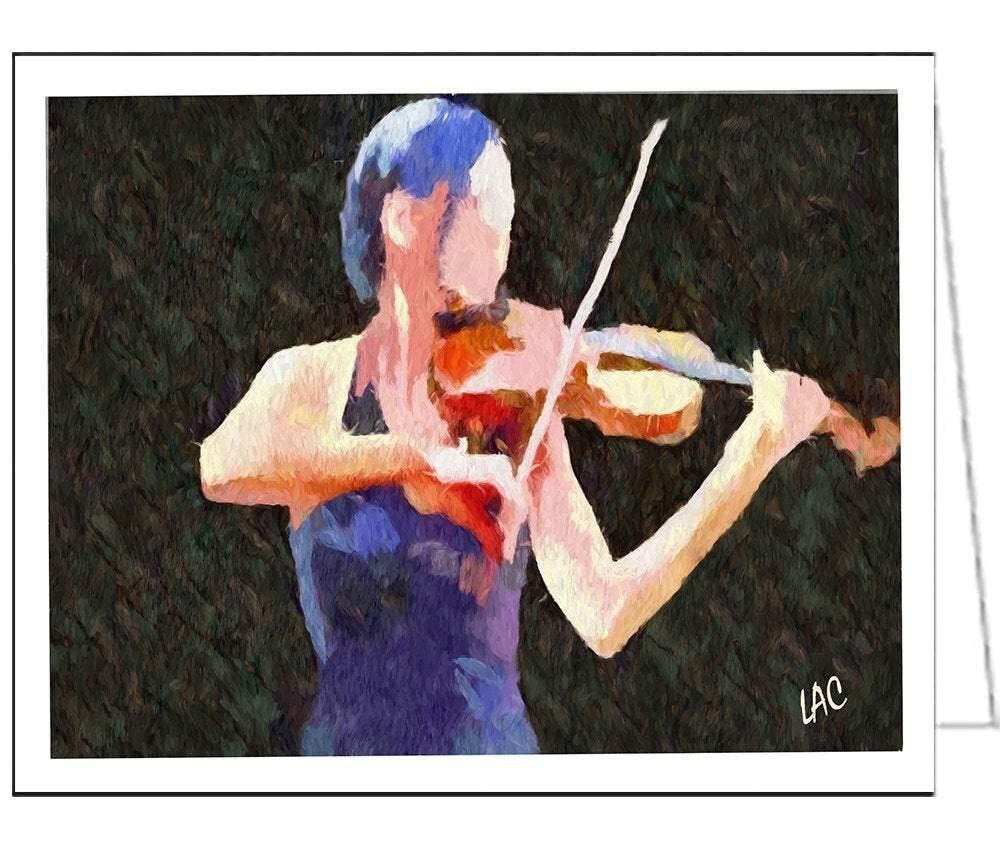 The Bowist - Set of 6 Blank Notecards & Enveolopes by DoggyLips.Com by Doggylips ™