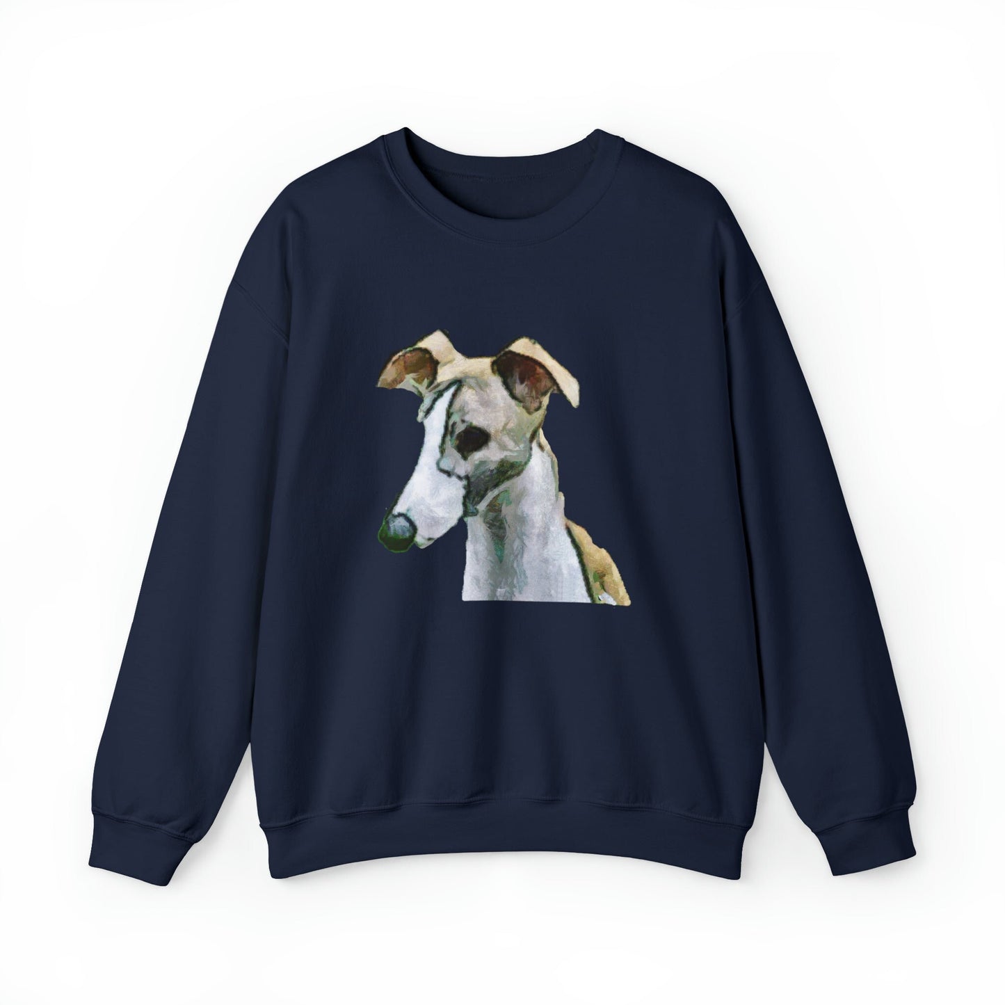 Whippet 'Simba; Unisex 50/50 Crewneck Sweatshirt