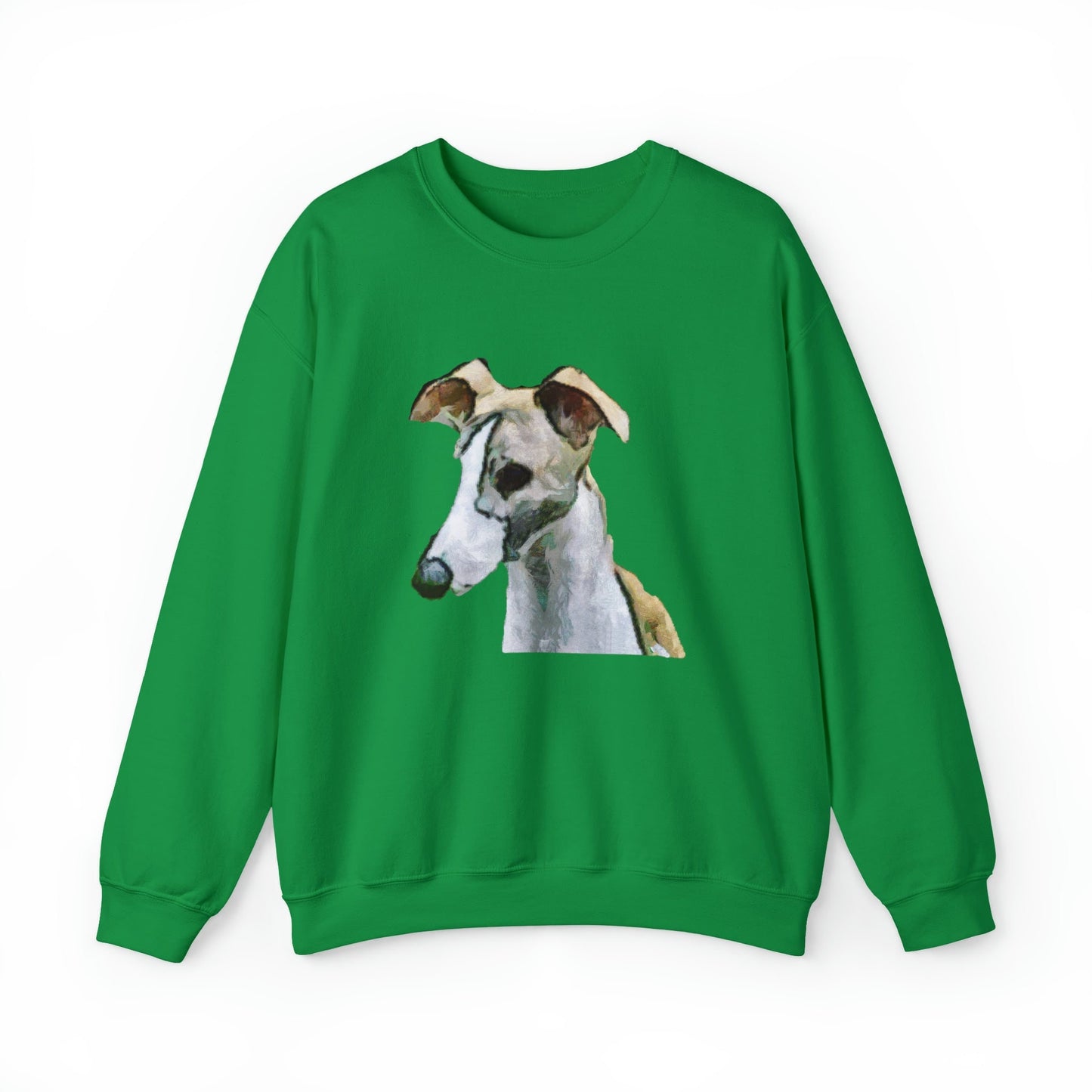 Whippet 'Simba; Unisex 50/50 Crewneck Sweatshirt