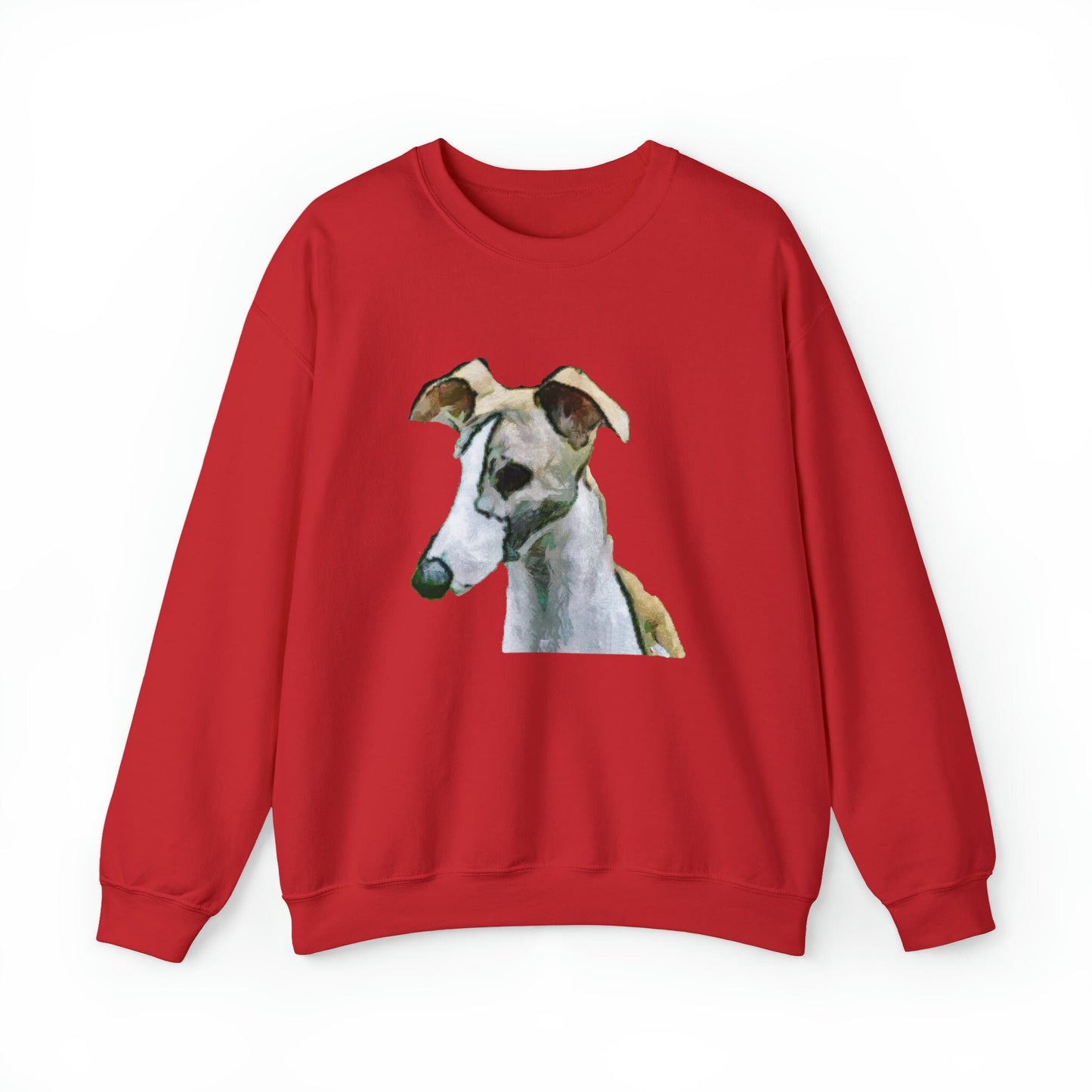 Whippet 'Simba; Unisex 50/50 Crewneck Sweatshirt