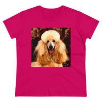 Poodle Women's Midweight Cotton Tee