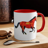 Horse 'Old Red' Accent Coffee Mug, 11oz