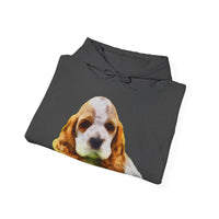 Cocker Spaniel 'Hogan' Unisex 50/50 Hooded Sweatshirt