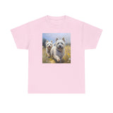 Cairn Terriers  -  Unisex Heavy Cotton Tee