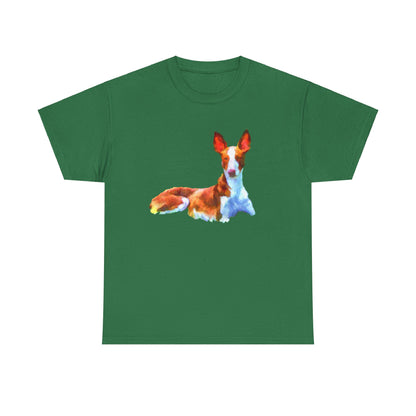 Classic Ibizan Hound Unisex Heavy Cotton Tee