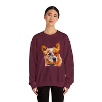 Red Heeler - Australian Cattle Dog - Unisex 50/50 Crewneck Sweatshirt