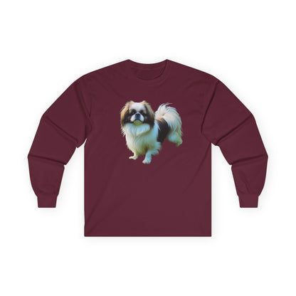 Japanese Chin Classic Cotton Long Sleeve Tee