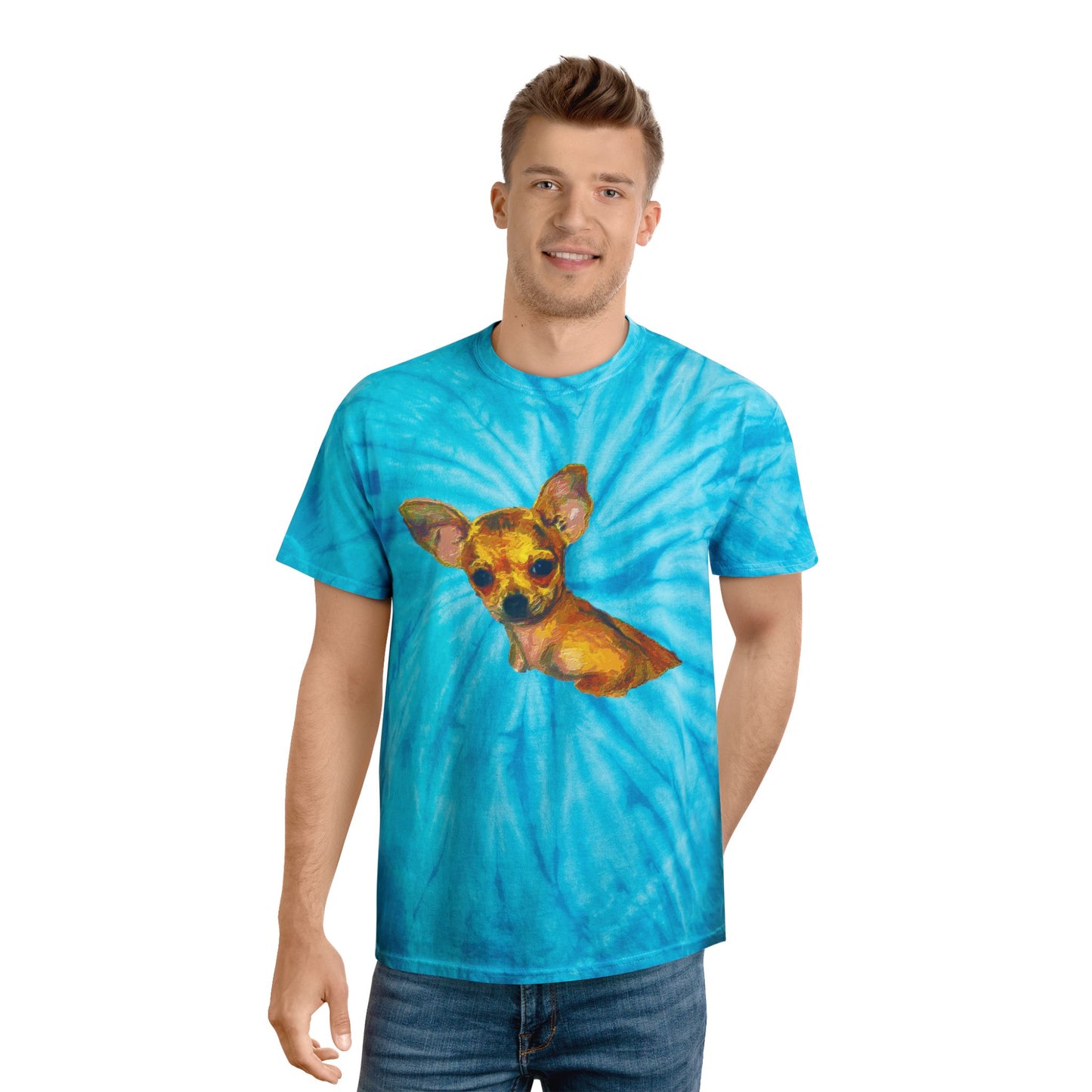 Chihuahua 'Belle' Tie-Dye Tee, Cyclone