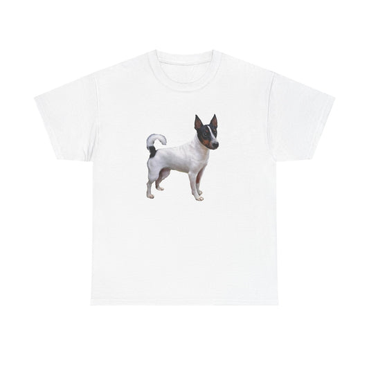 Japanese Terrier Cute Dog Unisex Heavy Cotton Tee for Animal Lovers