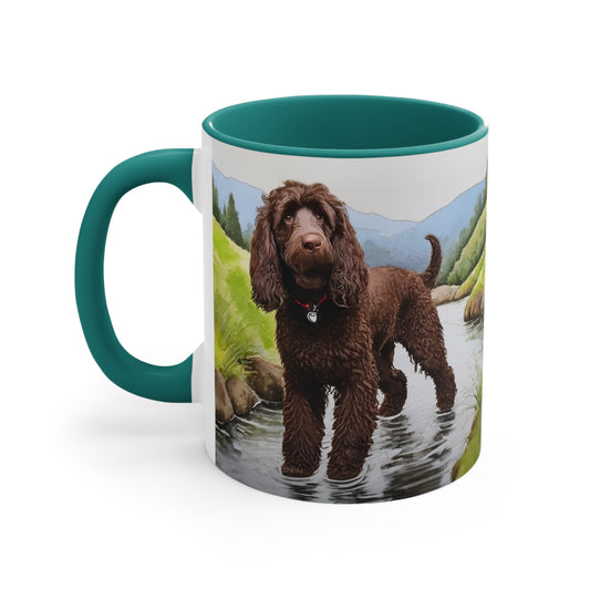 Irish Water Spaniel 11oz Ceramic Accent Mug