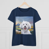 Coton de Tulear Women's Midweight Cotton Tee