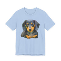 Dachshund 'Doxie #2' Unisex Jersey Short Sleeve Tee