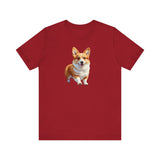 Welsh Corgi Puppy - Unisex Jersey Short Sleeve Tee