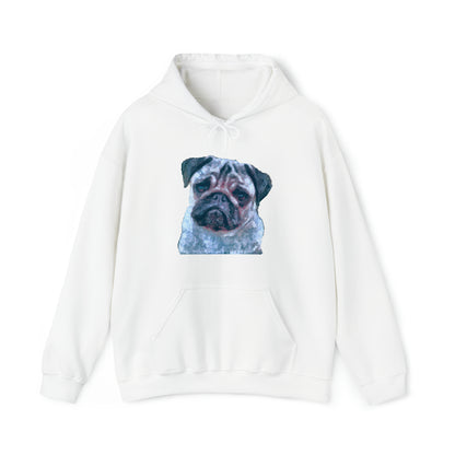 Pug 'Pompey' Unisex 50/50 Hoodie